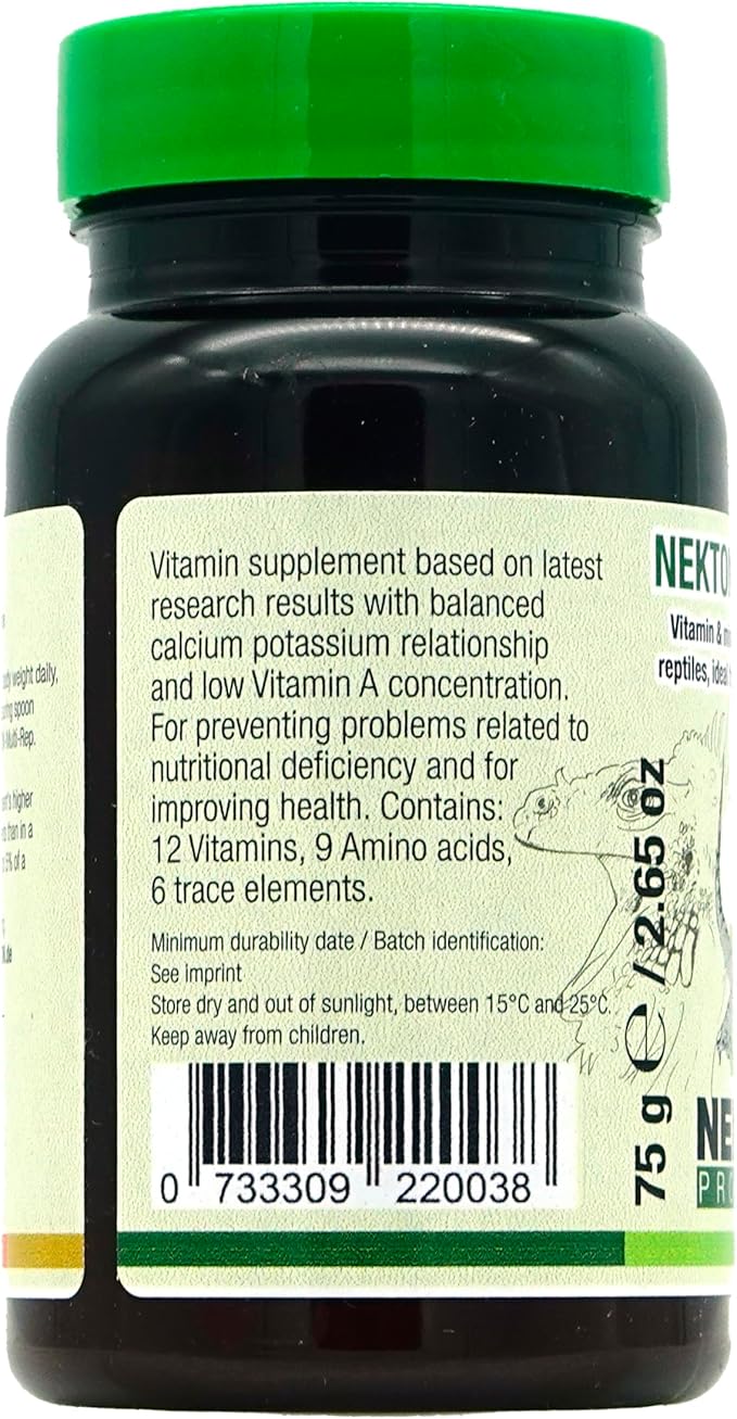 Nekton Multi-Rep Vitamins and Minerals for All Reptiles 75g / 2.55oz