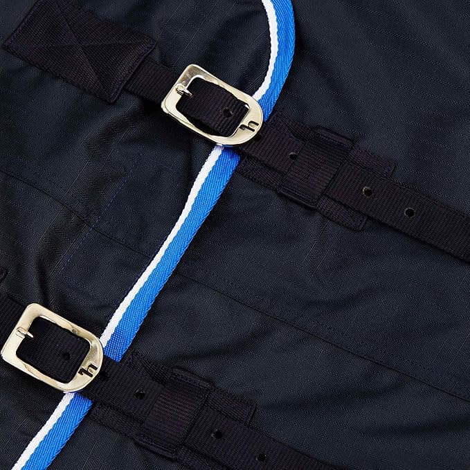 HORZE Glasgow Light Weight Waterproof Turnout Horse Sheet (No Fill) - Dark Blue - 81 in