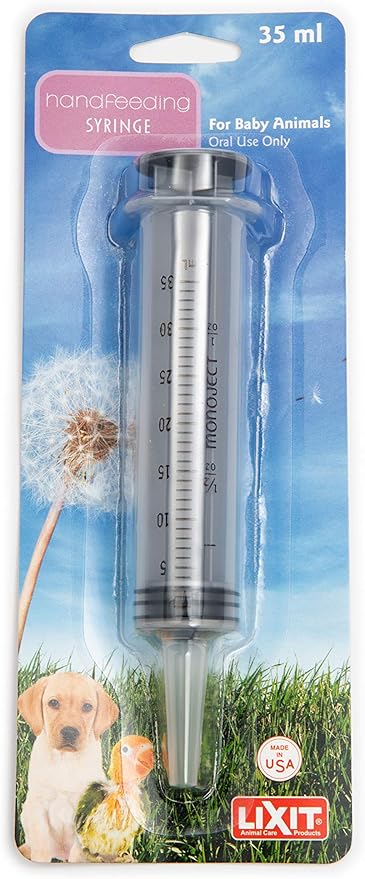 Lixit Hand Feeding Syringe, 35 ml