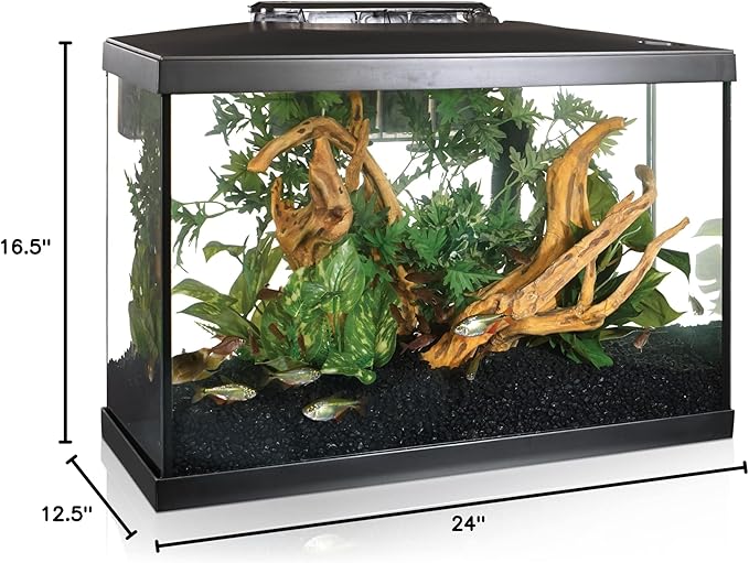 Marina 20 Gallon LED Aquarium Kit – Complete Fish Tank Setup with Filter, Lighting & Accessories