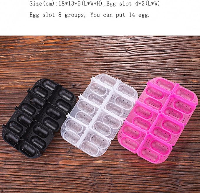 Reptile Breeding Box OMEM Reptile Lizard Incubation Box, Hatchery Box, Suitable for Hatching Snake, Lizards, Lions Mane, Reptiles (Transparent)