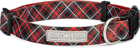 Lucky Love Dog - Adjustable Dog Collar with Easy Click Buckle for Small Dogs, Durable, & Comfortable for Male & Female Dogs, Pet Collar for Puppies & Adult Dogs - Heywood, Small