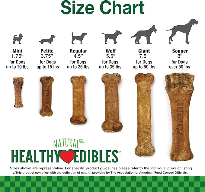 Nylabone Healthy Edibles Natural Puppy Chews Long Lasting Treats for Puppies,Turkey & Sweet Potato Flavor,X-Small/Petite,16 Count (Pack of 2)