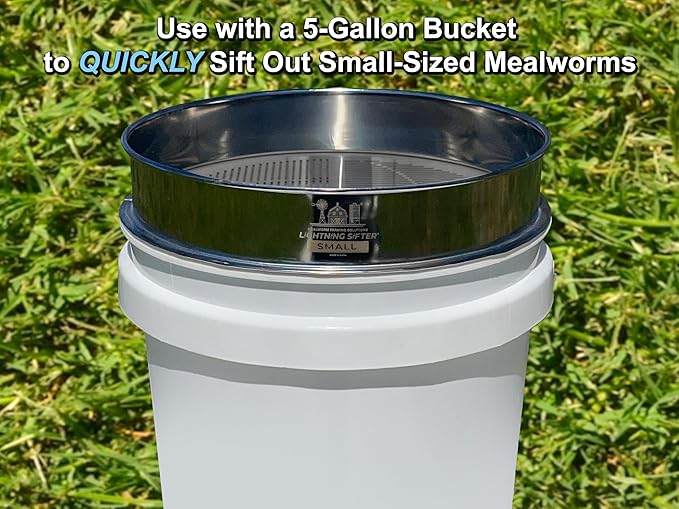 MFS' D-11 Lightning Sifter Small Mealworm Sifting Pan (2nd Gen)