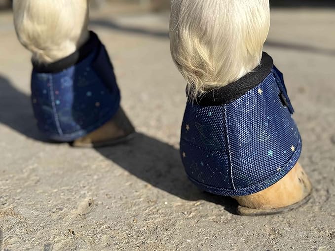 TGW RIDING 2520D Horse Bell Boots No-Turn Horse Bell Boots, Equine Ballistic Hoof Overreach Bell Boot, Pair