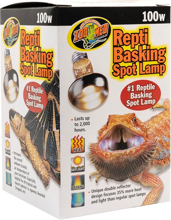 Zoo Med Repti Basking Spot Lamp Replacement Bulb 100 Watts - Pack of 3