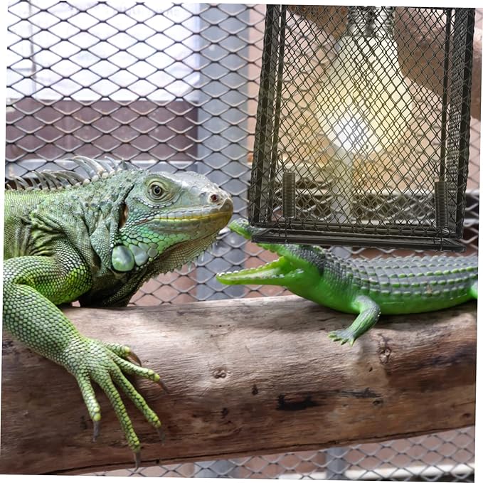 YARNOW Reptile Heat Lamp Mesh Cover Insulation Lamp Shade for Day Night Heating Design for Efficient Heat Dissipation Crawler Living Tanks