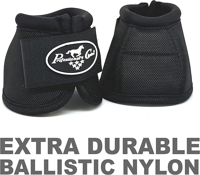 Professional's Choice Horse Equine Overreach Ballistic Bell Boots Navy Blue
