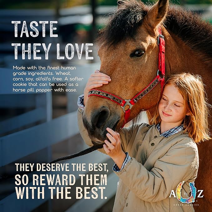 Horse Treats, Blonde Bits of Health, Low Carb/Sugar, A Softer Cookie, Wheat, Corn, Soy & Alfalfa Free, Made with Cinnamon & Agave, All Natural Ingredients, 4.5 lb