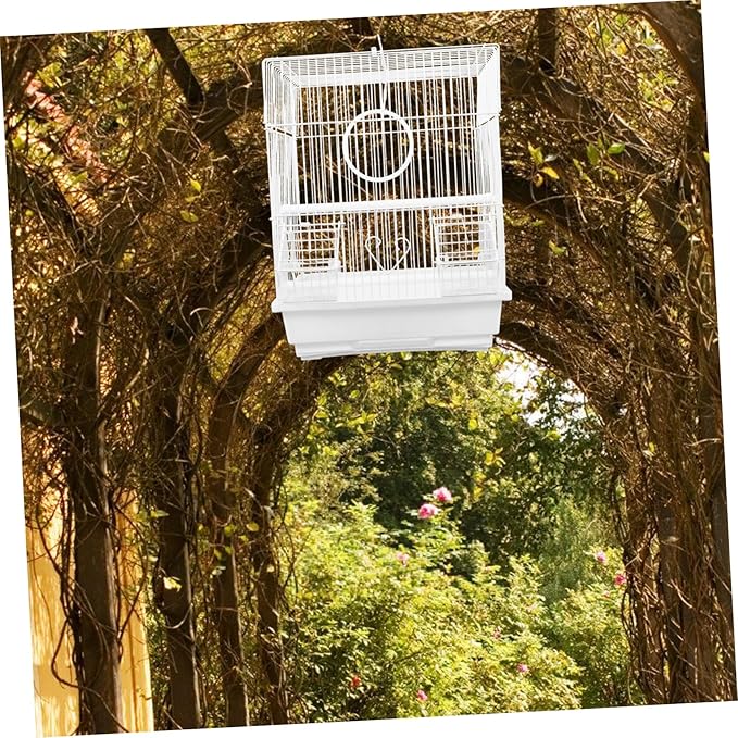 1set Portable Bird Carrier Cage for Travel Lightweight Parrot Cage Spacious Design for Hiking and Outings Safe and Comfortable Habitat for Pets