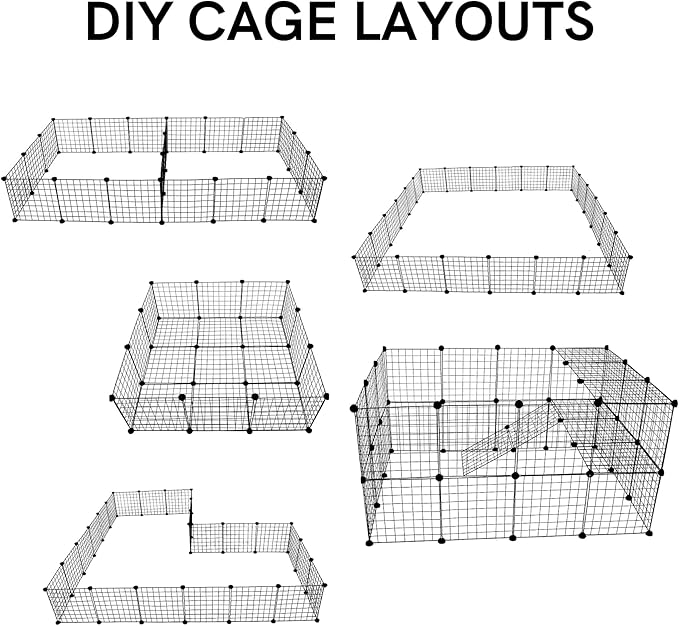 Midlee Guinea Pig Cage Panels- Set of 36- DIY Cage