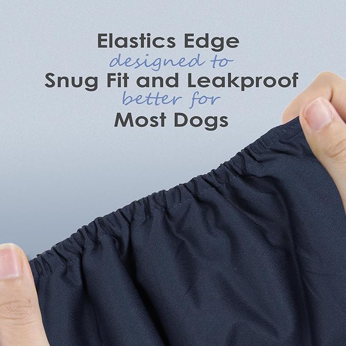 wegreeco Washable Male Dog Belly Band (Stylish Pattern)- Pack of 3 - Washable Male Dog Belly Wrap, Dog Diapers Male (Blue, Green, Champagne, Large)