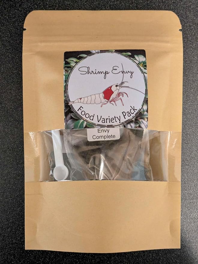 Shrimp Envy Variety Pack - Natural Food for Shrimp Fish Snail Crab Growth Breeding