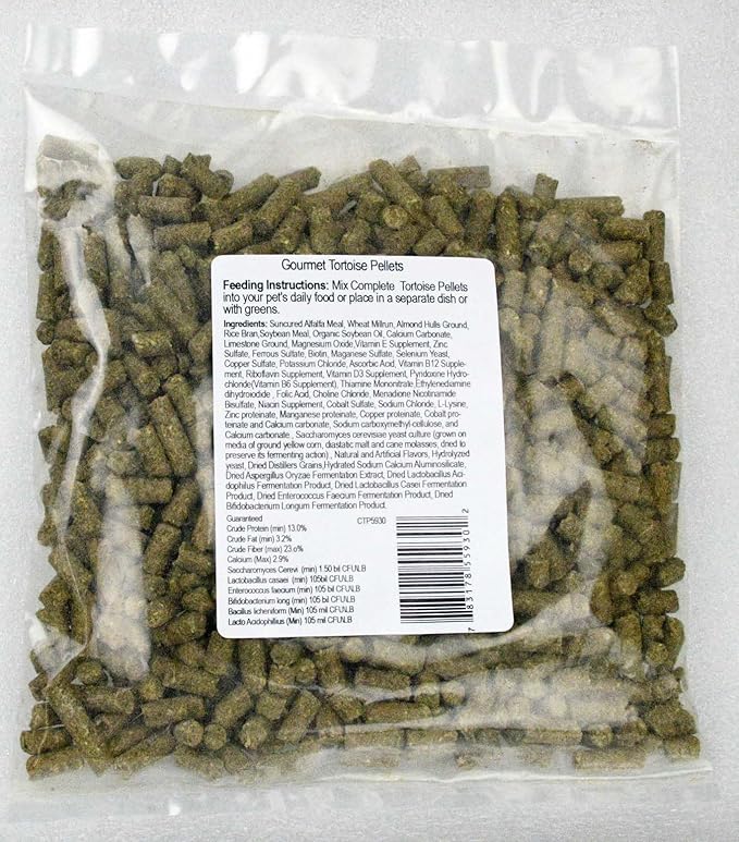 Nature Zone Gourmet Tortoise Pellets 1 lb, for Grassland, Desert, Tropical, Forest, Tortoisess