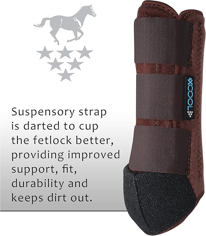 Professional's Choice 2XCOOL Sports Medicine Horse Boots | Protective & Breathable Design for Ultimate Comfort & Durability in Active Horses | Value 4 Pack