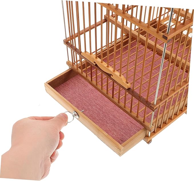 Indoor Flight Bird Cage Retro Small Parrot Cage Decorative Embellishments