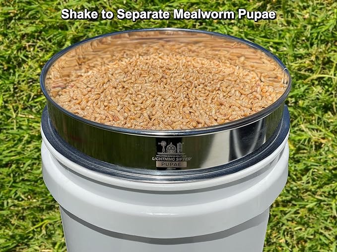 MFS' D-11 Lightning Sifter Mealworm Pupae Sifting Pan (2nd Gen)