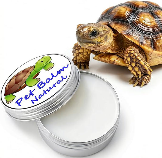 KR. LIF Tortoise Shell Balm Conditioner for Sulcata & Russian Tortoise – Turtle Shell Moisturizer Protector for Reptile Dry Skin Care 2.6 Oz