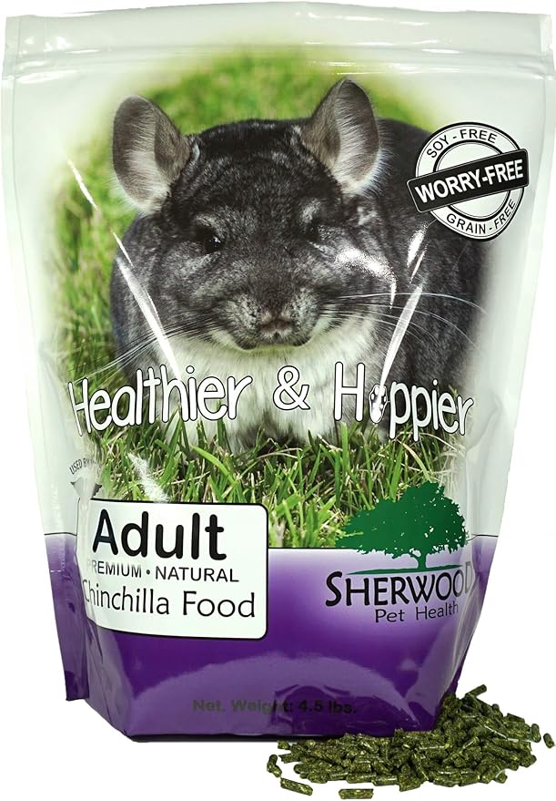Sherwood Pet Health Adult Chinchilla Food, Alfalfa/Timothy Blend