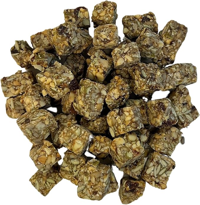 Exotic Nutrition Squirrel Beneficial Blocks - Healthy & Unique Supplemental Food with Nuts & Seeds, 10 oz