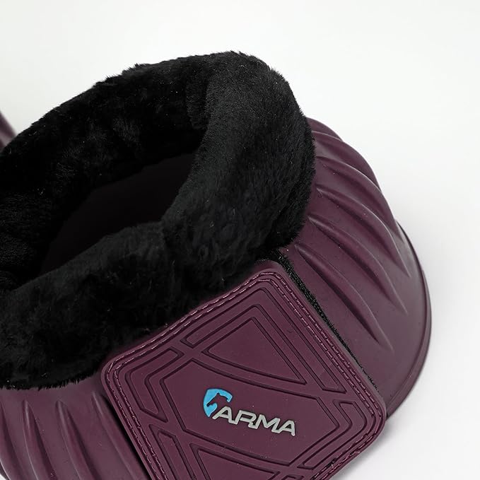 ARMA Fleece Trim Bell Boot (Black Cherry, XX-Full)