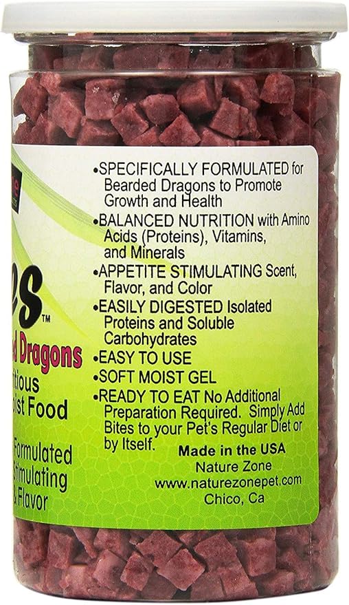 Nature Zone Nutri Bites for Bearded Dragons 9 oz - Pack of 6