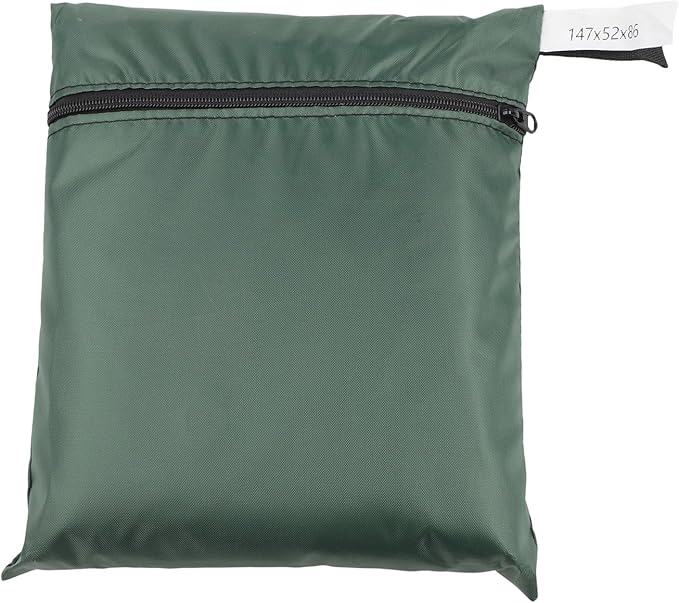 Triangle Rabbit Hutch Cover, Waterproof 210D Oxford Fabric With Adjustable Hem And Zipper, Clear Front For Indoor Outdoor Rabbit Or Guinea Pig Hutch, Green(green 147x52x86cm)