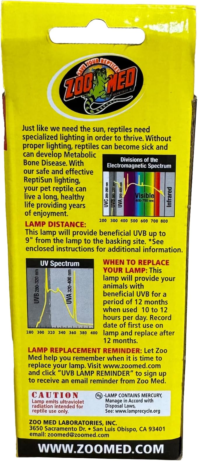 Zoo Med ReptiSun 10.0 UVB Mini Compact Fluorescent 13 Watt (4 Pack)