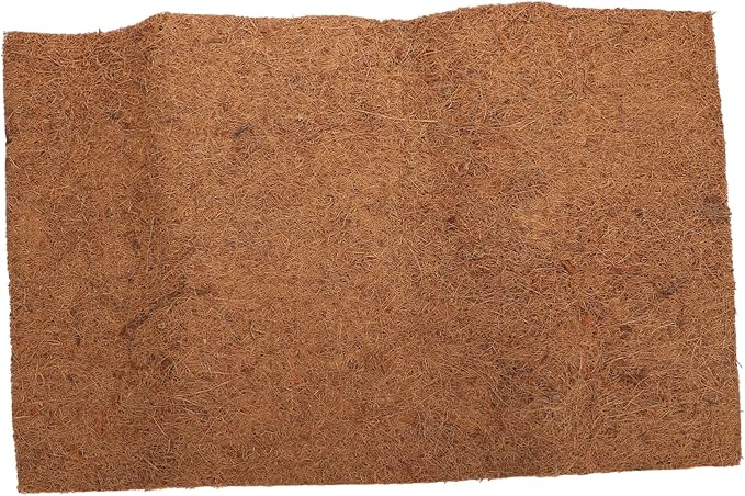 COLLBATH Natural Coconut Fiber Reptile Bedding Mat Terrarium Liner for Snakes Tortoises and Lizards Breathable Coir Substrate for Reptile Care and Landscaping