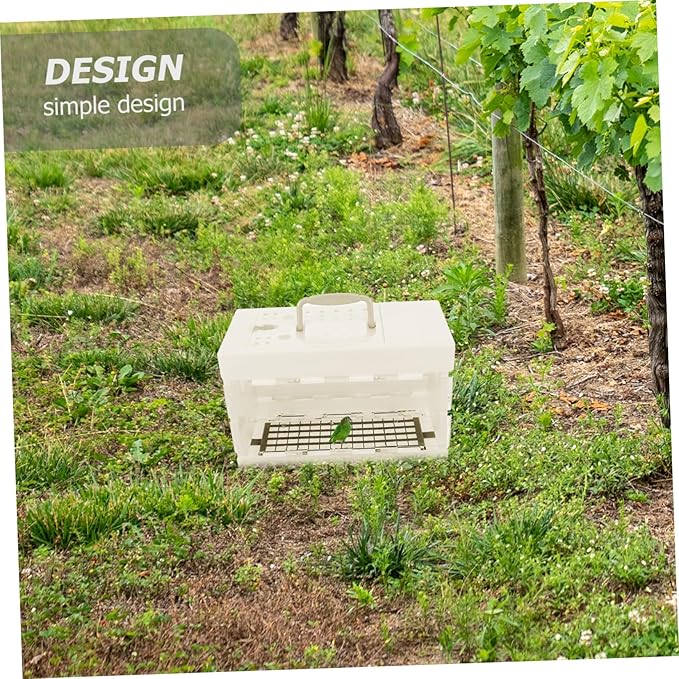 Mikikit Bird Carrier Travel Cage Lightweight Portable Small Bird Cage for Parakeets Cockatiel Budgie