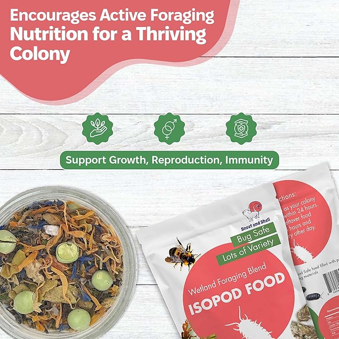 Snout and Shell Isopod Foraging Bundle – Garden & Wetland