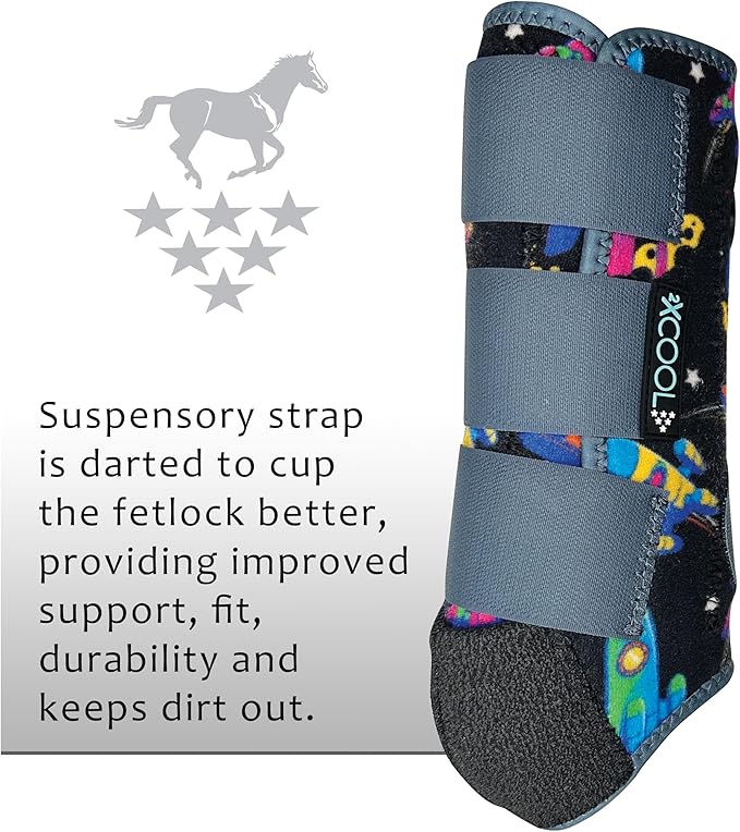 Professional's Choice 2XCOOL Sports Medicine Horse Boots | Protective & Breathable Design for Ultimate Comfort & Durability in Active Horses | Value 4 Pack