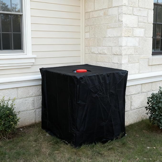 Tank Cover 1000L, 120 X 116 X 100 Cm/47.2 X 45.7 X 39.4 In, Waterproof, Dustproof, Rainproof, Thermal Insulation, Privacy Protection; For Water Tanks