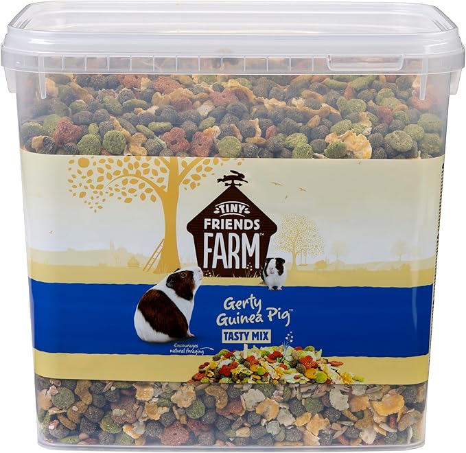 Tiny Friends Farm Gerty Guinea Pig Tasty Mix 10lbs Bucket