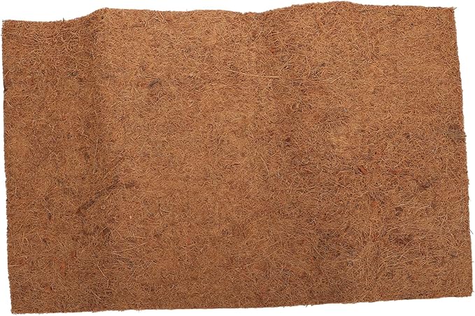 Abaodam Natural Coconut Fiber Mat for Reptiles Breathable Bedding Liner for Terrarium Use Strong Permeability Easy to Clean Non Deforming Reptile Bed Mat