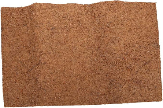 Abaodam Natural Coconut Fiber Mat for Reptiles Breathable Bedding Liner for Terrarium Use Strong Permeability Easy to Clean Non Deforming Reptile Bed Mat