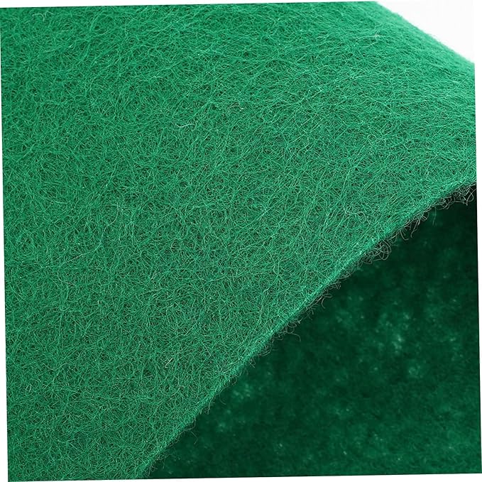 Totority 4pcs Reptile Carpet for Terrarium Snake Bedding Mat Washable Substrate Strong Water Permeability for Lizard and Tortoise Enclosures Gray Green