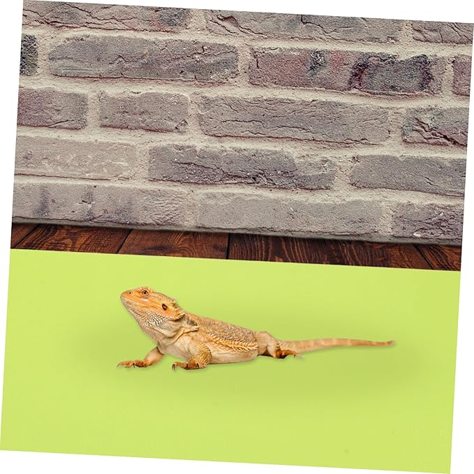Levemolo 2pcs Reptile Carpet Substrate Mat for Terrarium Bedding for Leopard Gecko Bearded Dragon Turtles Snakes Non-Tear Flooring