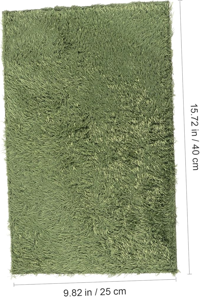 GANAZONO 2pcs Moss Mat Reptile Carpet for Gecko Tank Accessories Moss for Terrarium Reptile Substrate Hide