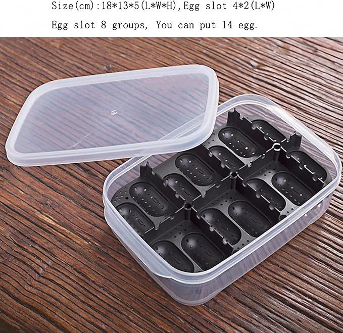 Reptile Breeding Box OMEM Reptile Lizard Incubation Box, Hatchery Box, Suitable for Hatching Snake, Lizards, Lions Mane, Reptiles (Black)