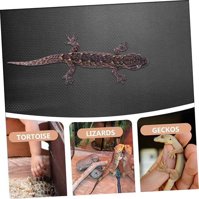 Totority Reptile Carpet Mat Durable Substrate for Terrarium Bedding for Lizards Turtles Snakes Bearded Dragons Easy to Clean Comfortable Reptile Flooring