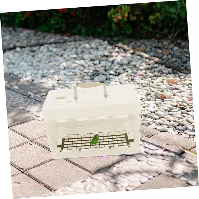 VICASKY Portable Bird Carrier Cage for Travel Lightweight Design for Parakeets Small Birds for Sightseeing Camping Hiking Comfortable Secure Transport