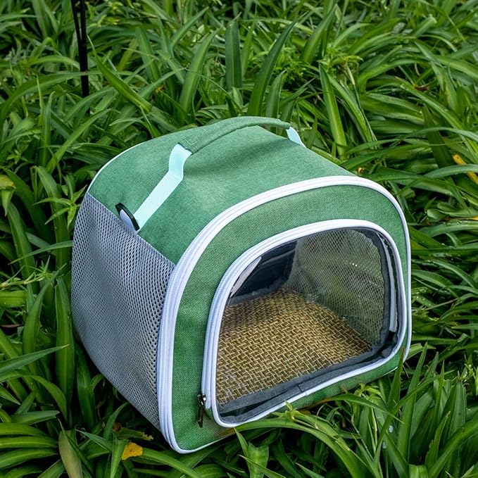 Pet Carriers Bag Portable Foldable Parrots Carrier Outgoing Travel Pet with Widening Handle& Mesh Window Bird Large Backpack Cockatoo Cage Small