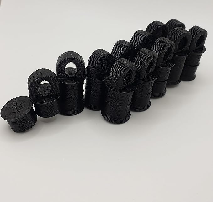 stroodies Magnetic Plant Holders for Terrariums & More | 12-Pairs | Black |