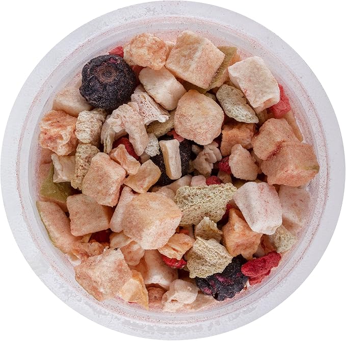 Healthy Herp Fruit Mix Instant Meal Reptile Food - Bearded Dragon Accessories & Bearded Dragon Food - Nutritious Blend for Bearded Dragons, Box Turtles, Tortoises, Hermit Crabs - 7 x 0.21 oz (6g) Cups