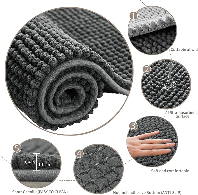 2 Pcs Guinea Pig Fleece Cage Liner, Rabbit Liner Rat Bedding Reusable Guinea Pig Mat Pads Washable Training Pad Small Animal Sleeping Bed Mat (Blue)