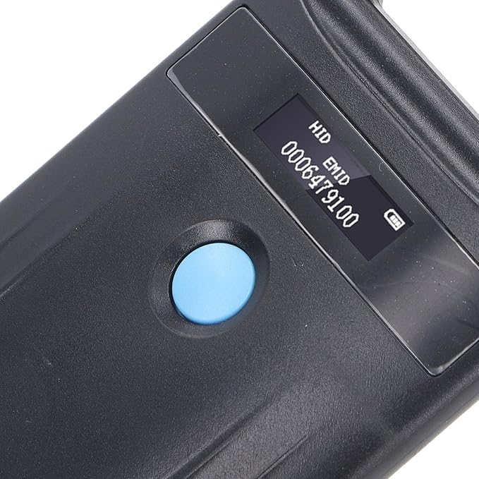Pet Microchip Reader, Animal ID Microchip Scanner 134.2KHz, Supports ISO11784 85 FDX B ID64 Microchip EMID, Pet Chip ID Scanner with LED Display, Buzzer, USB Charging for Cat Dog
