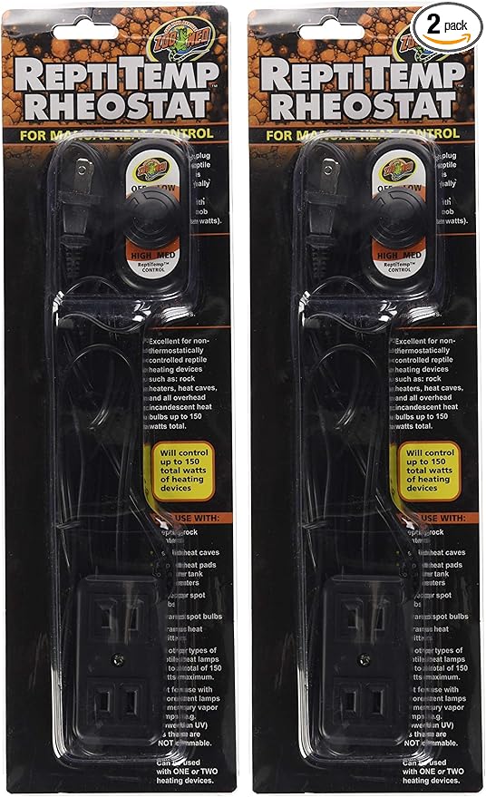Zoo Med Repti Temp Rheostat (Pack of 2)