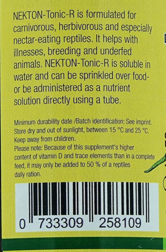 Nekton Tonic-R Restorative Supplement for Reptiles 100g, (3.5oz)