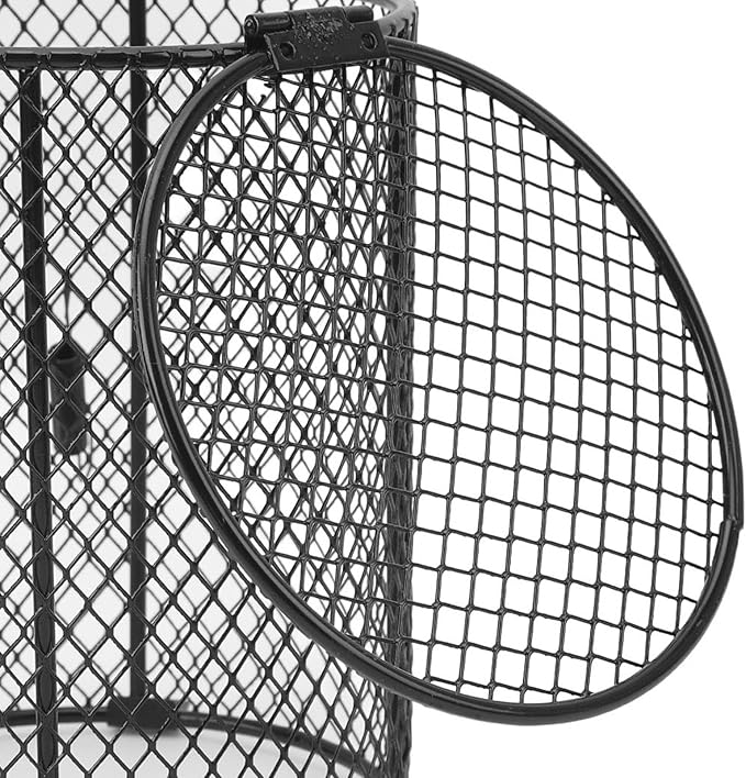 Tyenaza Reptile Lamp Cover Professional Prevents Scald Protective Reptile Heater Lamp Guard for Lizards Terrapins Snakes (Circle)